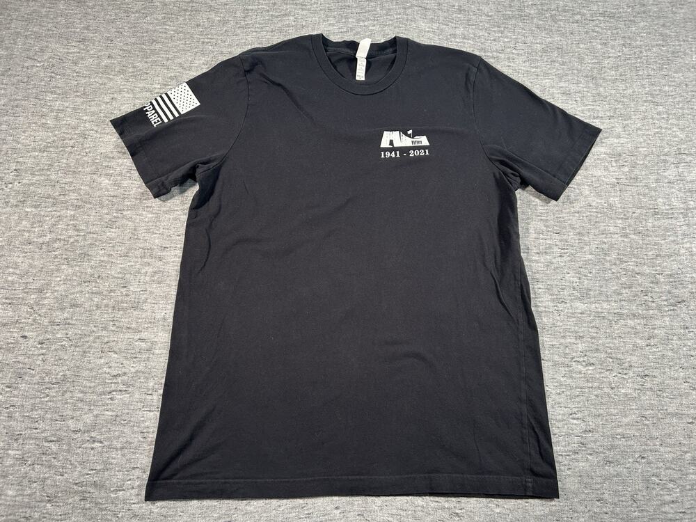 Nine Line Shirt Mens Extra Large Black Infantry War Military Veteran Made in USA